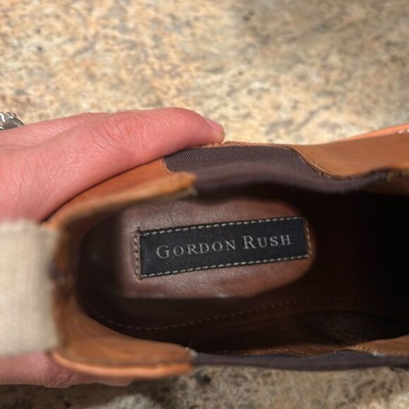 Gordon Rush Men\'s Mathews light brown leather ankle boots main image 10